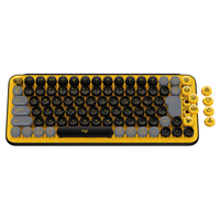 ロジクール ワイヤレスキーボード イエロー K730YL