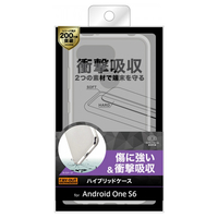 レイアウト Android One S6用ハイブリッドケース クリア RT-ANS6CC2/CM