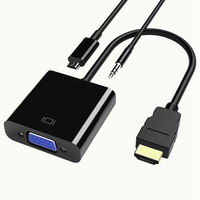 タイムリー HDMI-VGA変換アダプタ ブラック GR-HDMIVGA