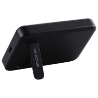 エレコム ワイヤレスモバイルバッテリー(5000mAh/スタンド付き) ブラック DE-C53-5000BK