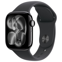 Apple Apple Watch Series 11(GPS + Cellularモデル)- 42mm Apple Watch Series 11 ジェットブラックアルミニウムケースとブラックスポーツバンド - M/L MF854J/A