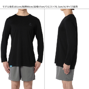 コラントッテ リカバリーシャツ ロング M RESNO ブラック Mサイズ AJCJA01M-イメージ4