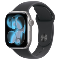 Apple Apple Watch Series 11(GPS + Cellularモデル)- 42mm Apple Watch Series 11 スペースグレイアルミニウムケースとブラックスポーツバンド - M/L MF8C4J/A