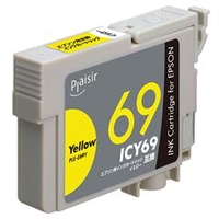 プレジール 互換インクカートリッジ イエロー PLE-E69Y