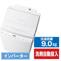 東芝 9.0kgインバーター全自動洗濯機 ZABOON グランホワイト AW-9DP5(W)