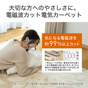 コイズミ 電気カーペット(3畳相当) e angle select KDC30253DE5-イメージ4