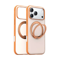 TORRAS iPhone17 Pro Max用 複合素材PC+TPUケース TORRAS OSTAND O3 FITNESS オレンジ X00FX2938