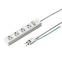 サンワサプライ 電源タップ（3P・4個口・2．5m） TAP-N3425SWN