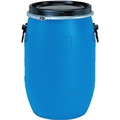 サンコー プラスチックドラムオープンタイプ　８５００５４　 ＰＤＯ６０Ｌ－１ブルー SKPDO-60L-1-BL