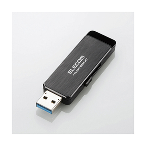 エレコム USB3．0ハードウェア暗号化USBメモリ(32GB) ブラック MF-ENU3A32GBK-イメージ1