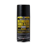 クレオス Mr．フィニッシングサーフェイサー1500 ブラック スプレー B526ﾌｲﾆﾂｼﾝｸﾞｻ-ﾌｴｲｻ-ﾌﾞﾗﾂｸR