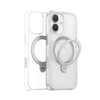 TORRAS iPhone17用アクリル樹脂+TPUケース TORRAS OSTAND Q3 SPIN クリア X00FX2911
