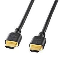 サンワサプライ ハイスピードHDMIケーブル(1m) ブラック KM-HD20-10H