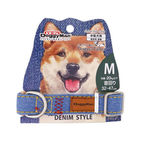 ドギーマン Doggy’s Tailor ドッグカラー M デニムスタイル ブルー FCJ059K