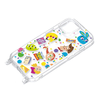 PGA iPhone 15用ショルダーストラップホール付クリアハイブリッドケース トイ・ストーリー PG-D23APT18TOY