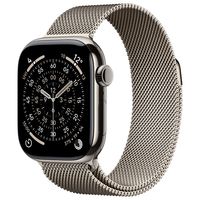 Apple Apple Watch Series 11(GPS + Cellularモデル)- 42mm Apple Watch Series 11 ナチュラルチタニウムケースとナチュラルミラネーゼループ MF8P4J/A
