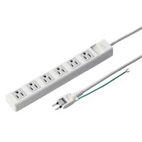 サンワサプライ 電源タップ（3P・6個口・5m） TAP-N3650MGN