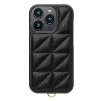 ユニケース iPhone 16 Pro用Triangle Puffy Case ブラック UNI-CSIP24MP-2TPBK
