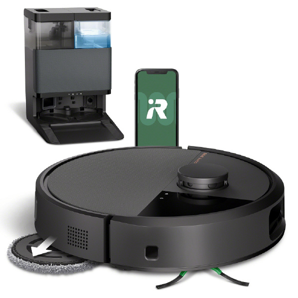 iRobot Roomba Plus 505 Combo ロボット + AutoWash 充電ステーション ブラック N185060