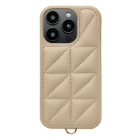 ユニケース iPhone 16 Pro用Triangle Puffy Case ベージュ UNI-CSIP24MP-2TPBE