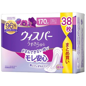 Ｐ＆Ｇ ウィスパー うすさら安心 170cc 38枚 FC091TE-イメージ1