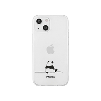 AKAN iPhone 15用ソフトクリアケース パンダ AK25622I15