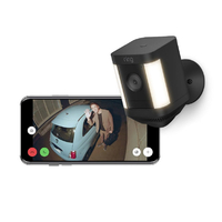 Amazon Ring Spotlight Cam Plus, Battery (リング スポットライトカム プラス バッテリーモデル) ブラック B09MSQG8L1