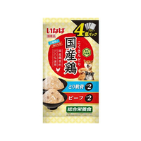 いなば 国産鶏 とり軟骨・ビーフバラエティ 70g×4P FCD539H