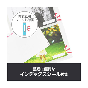 ハクバ フォトアルバム ビュートクリア 2Lサイズ 80枚収納 ホワイト ABTC-2L80WT-イメージ6