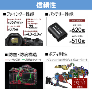 キヤノン EOS R6 Mark III・RF24-105 IS STM レンズキット EOSR ブラック EOSR6MK324105ISSTMLK-イメージ13