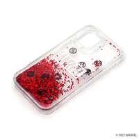 PGA iPhone 12 mini用グリッターケース マーベルロゴ PG-DLQ20F08MVL