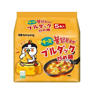 三菱ジャパン 三養ジャパン/チーズブルダック炒め麺 袋麺 5食パック FC104RW-イメージ1