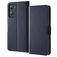レイアウト OPPO Reno9 A/Reno7 A用手帳型レザーケース シンプル マグネット ダークネイビー RT-OPR9AELC1/DN