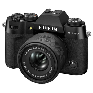 富士フイルム デジタル一眼カメラ・XC15-45mmF3．5-5．6 OIS PZ レンズキット Xシリーズ ブラック FXT50LK1545BJP-イメージ1