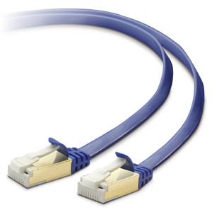エレコム ツメ折れ防止フラットLANケーブル(Cat7対応)(10m) ブルーメタリック LD-TWSFT/BM100-イメージ2