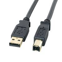 サンワサプライ USB2．0ケーブル(0．6m) ブラック KU20-06BKHK2