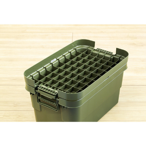 トラスコ トランクカーゴ フラット天板仕様 ２０Ｌ グレー TRUSCO 道具箱“トランクカーゴ” フラット天板仕様 GYCF-20-イメージ3