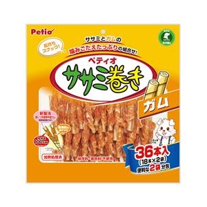 ペティオ ササミ巻き　ガム　36本入 NEWｻｻﾐﾏｷｶﾞﾑ36ﾎﾝ-イメージ1