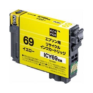 エコリカ リサイクルインクカートリッジ ECI-E69Y-イメージ1