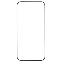 Hamee iPhone 14 Pro Max用ラウンドエッジ強化ガラス画面保護シート iFace ブラック 41-946565