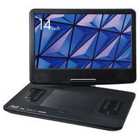 YAMAZEN ポータブルBDプレーヤー(14インチ) Qriom TMB-140C-B