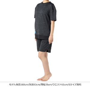 コラントッテ リカバリーウェア ハーフパンツ S 杢グレー AJCKA09S-イメージ7