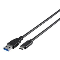 BUFFALO USB3．1 Gen1ケーブル(A to C) (1．5m) ブラック BSUAC31115BK
