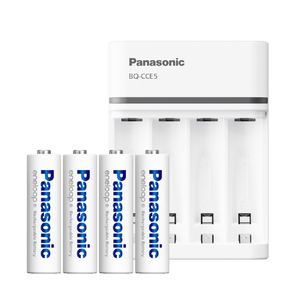 パナソニック 単3形ニッケル水素電池 (エネループ スタンダードモデル)付 USB Type-C入力急速充電器セット K-KJE5MCD40-イメージ2