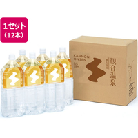 観音温泉 飲む温泉 観音温泉 2リットル×12 FC90406