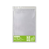 伊藤忠 OPP袋 フタ付(シール付)角2 100枚 F044241-OBT-26