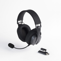 エレコム 軽量無線ゲーミングヘッドセット ブラック HS-GH60OBK