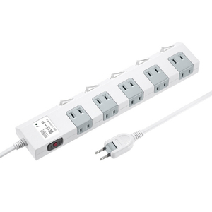 サンワサプライ 節電タップ(2P・10個口・5m) TAP-SP2110SW-5-イメージ1