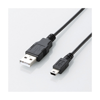 エレコム USB2．0ケーブル(2．0m) ブラック U2C-JM20BK
