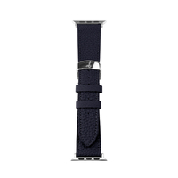 ABBI SIGNATURE Apple Watch用シュランケンカーフバンド(49/46/45/44/42mm) ブラックブルー ABS27675AW
